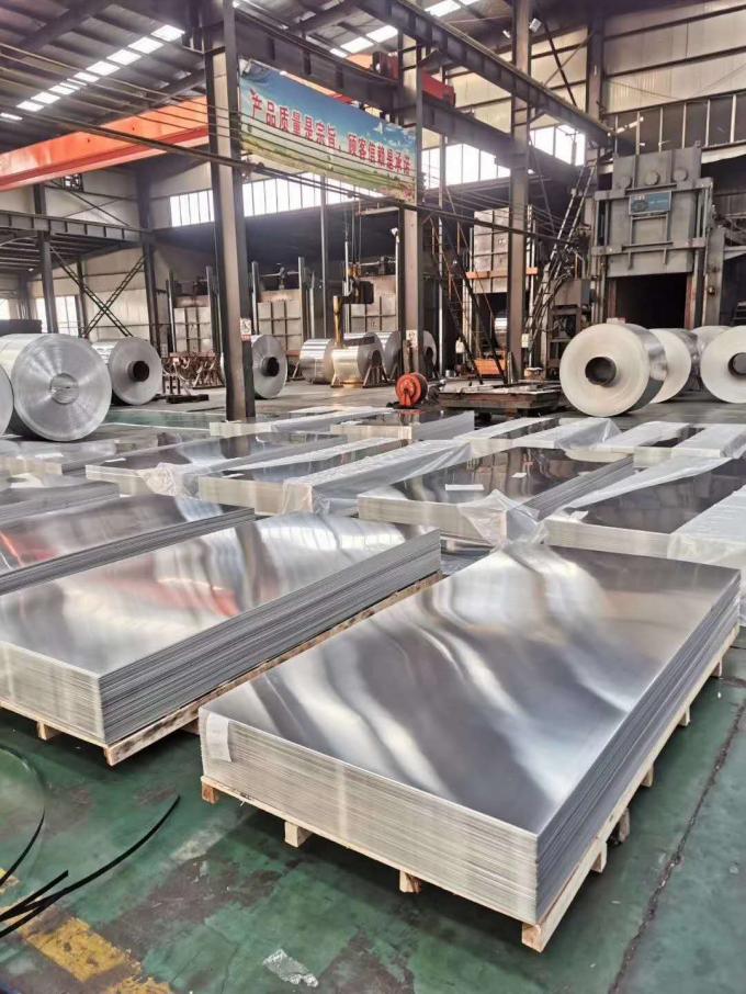 H116 H321 Marine Aluminum Boat Sheet Metal 5083 5000 500mm2800mm