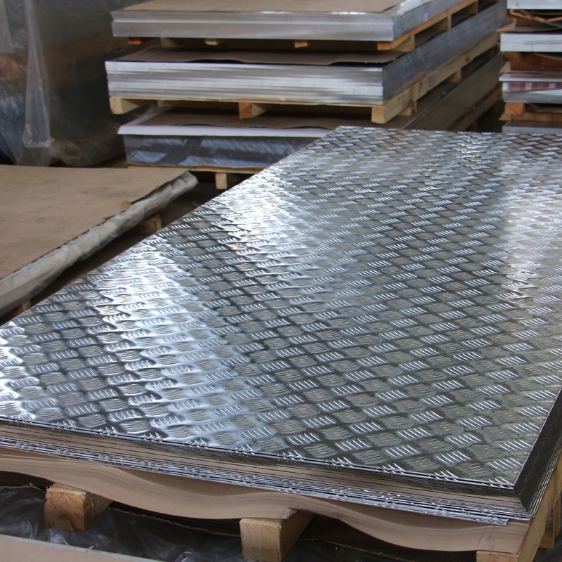 Mill Finish H14 6061 Aluminum Checkered Plate Silver