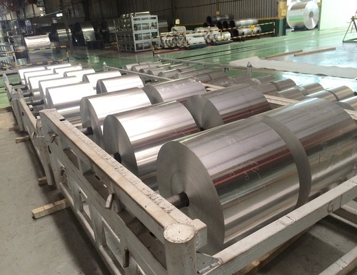 Custom Logo Printed Aluminum Foil Roll Paper Alloy 8011 For Food Packaging